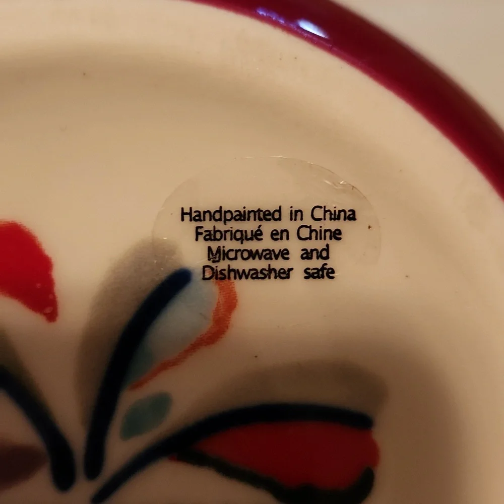 Anthropologie Colorful Ceramic Spoon Rest With The Initial C - Picture 5 of 7